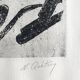 Nicole quétin, the night, c. 1990. etching signed in pencil