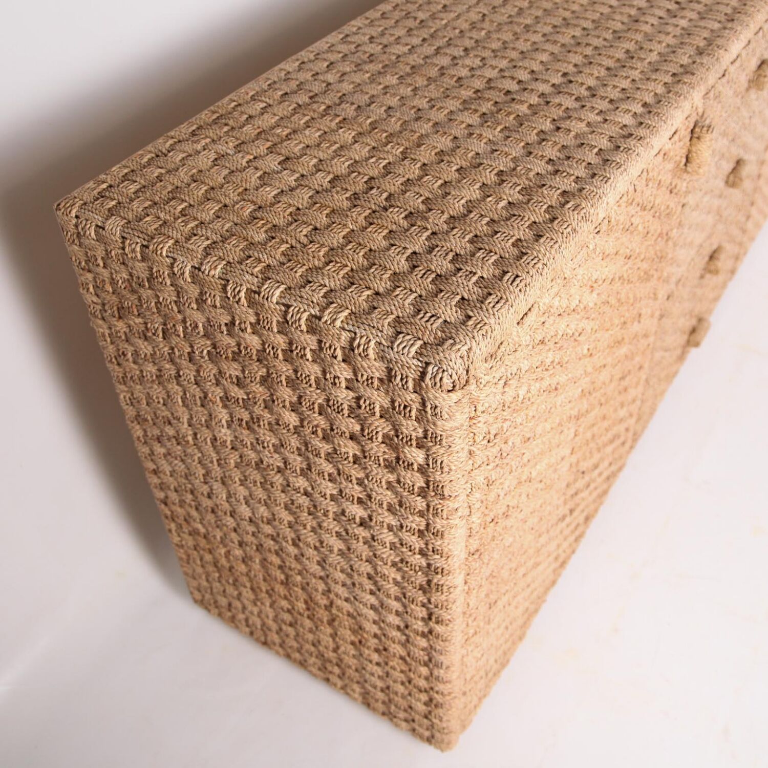 Braided rush sideboard