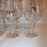 Lot of 10 glasses blancass
