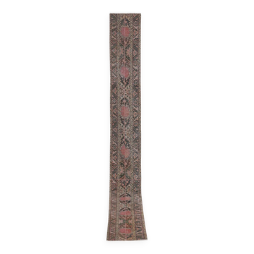 Tapis de couloir turc vintage