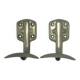 Pair of coat hooks