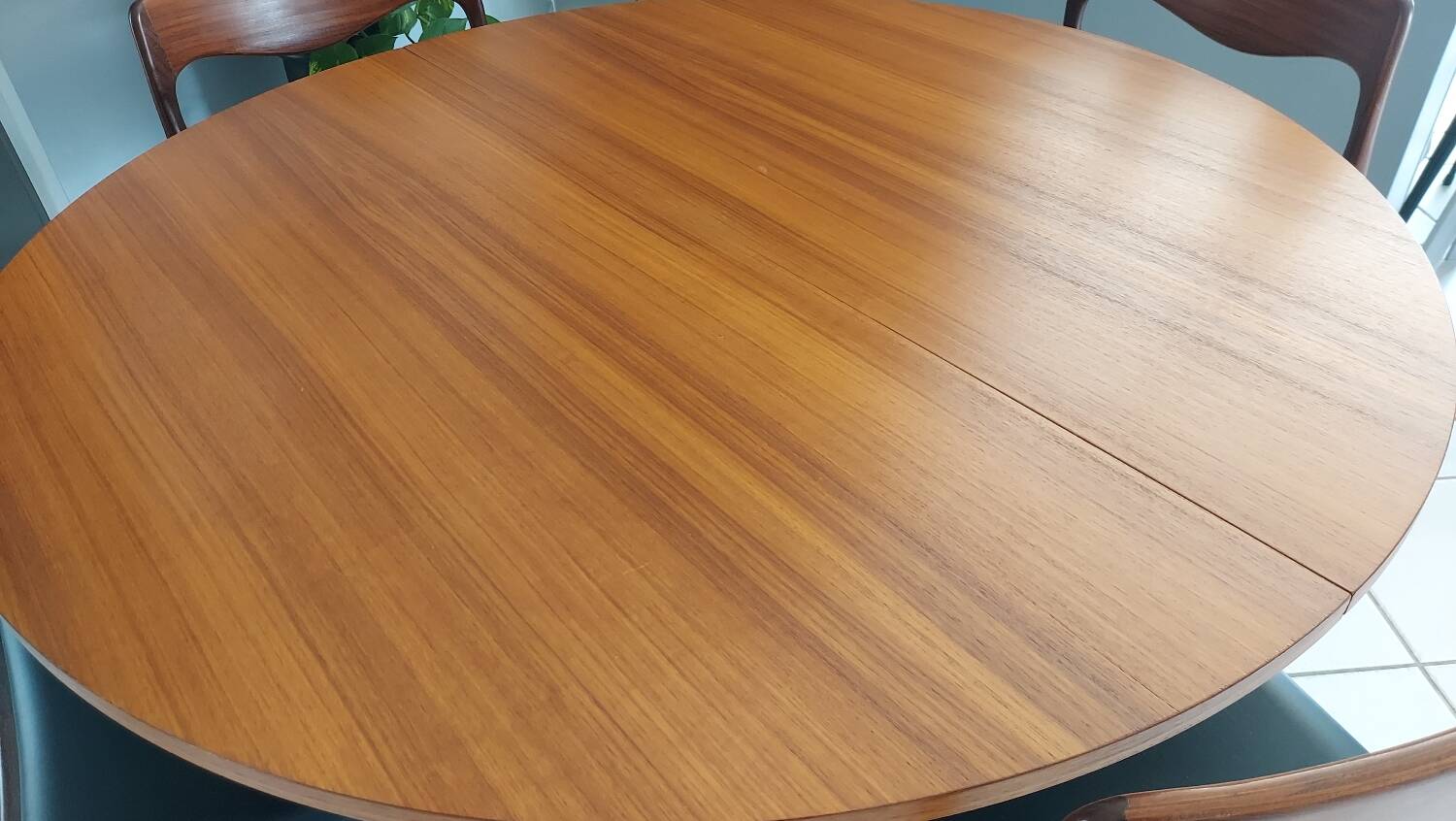 Scandinavian extendable table, vintage teak, 1970s