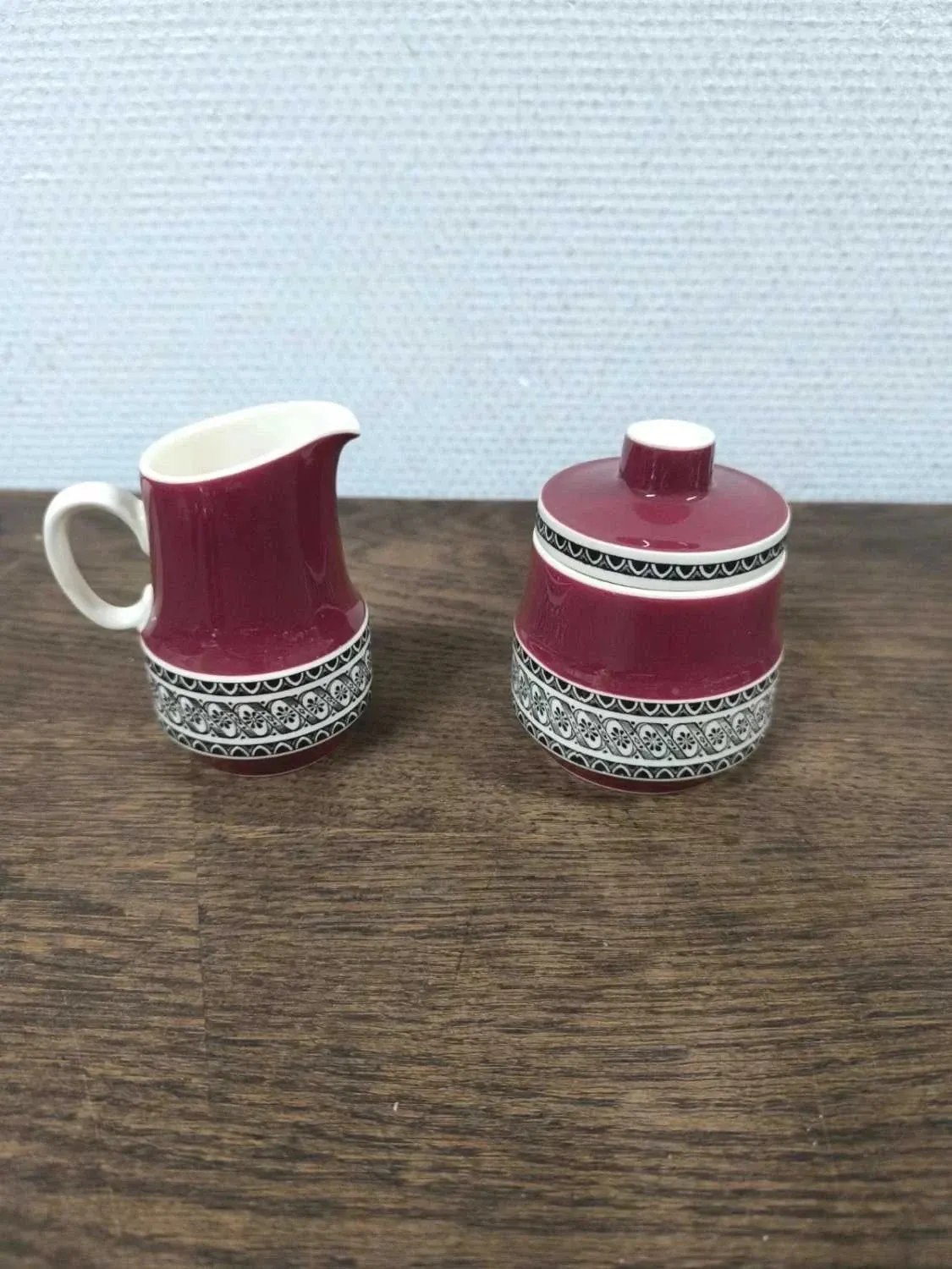 Pot à lait et sucrier Villeroy & Boch Rubin