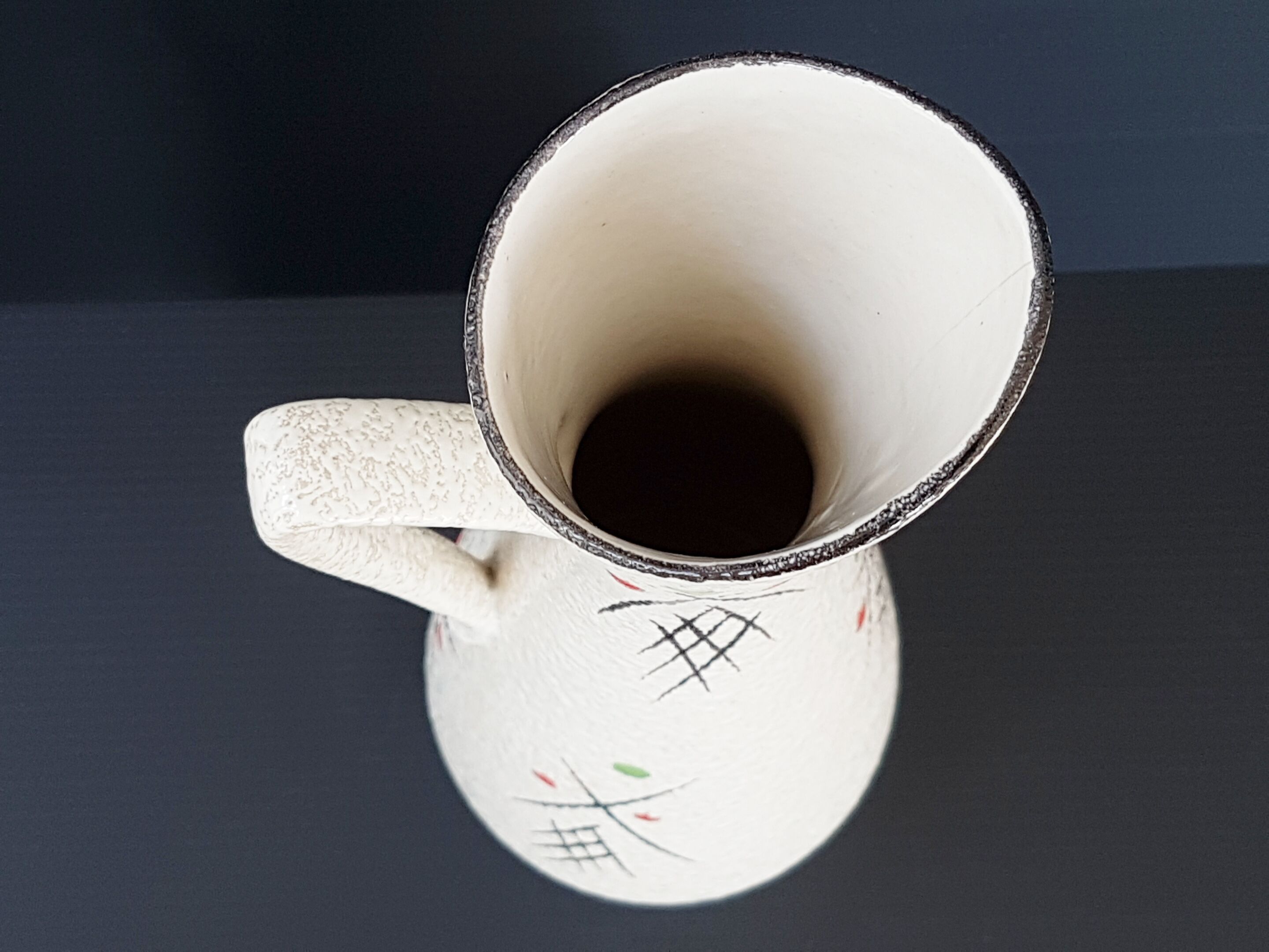 Vase west germany 1950