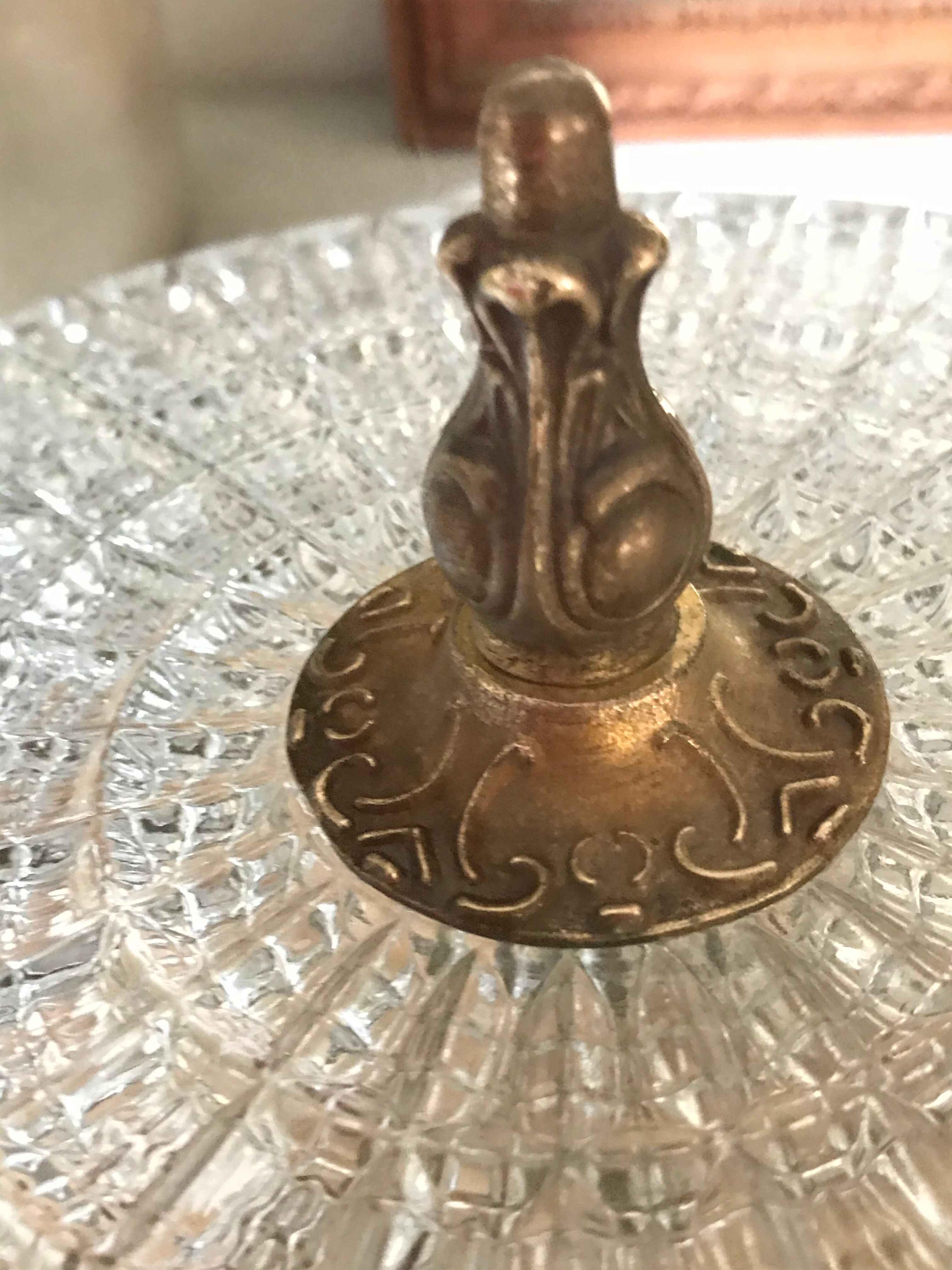 Bronze and glass ceiling