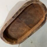 Mid-Century Modernist Italian Walnut Wooden Umbrella Stand, 1950s