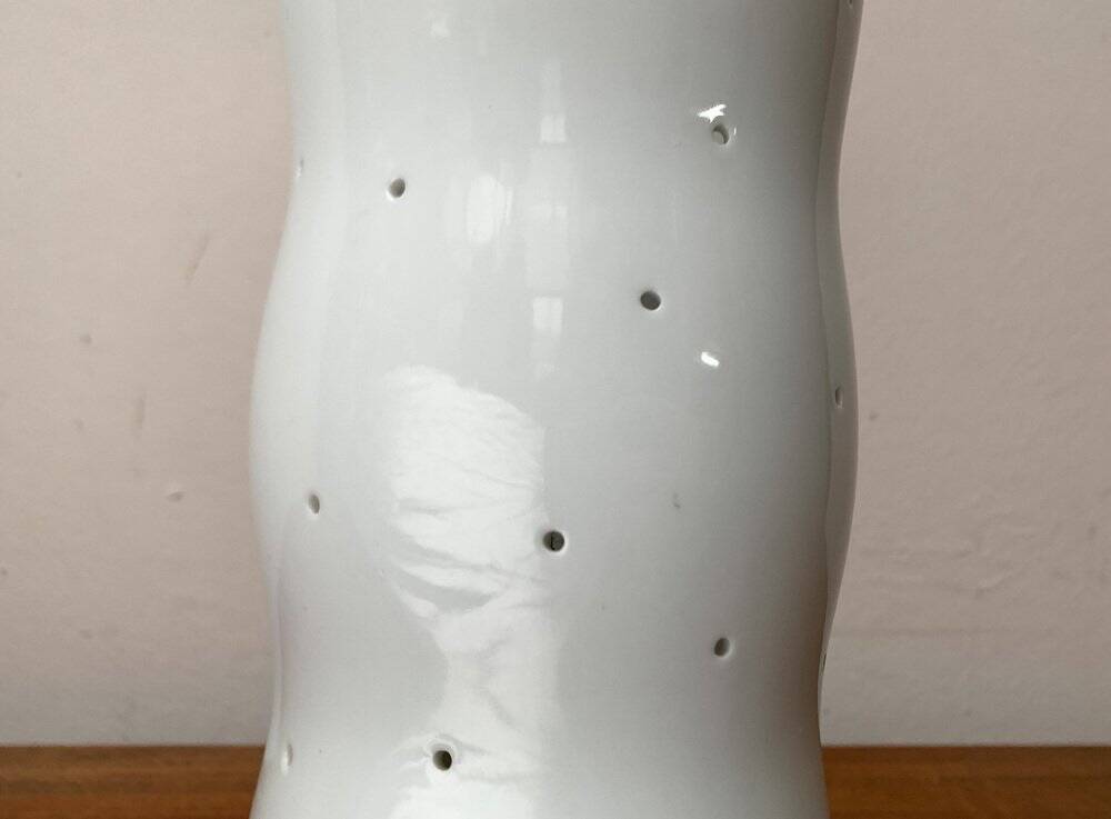 Postmodern porcelain table lamp from Ikea, 2000s.