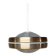 Suspension Raak Amsterdam anodised aluminium and vintage crystal from the 1960s.