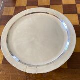 Old silver metal trivet