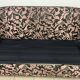 Convertible sofa and Art Deco armchair in Lelievre fabric.