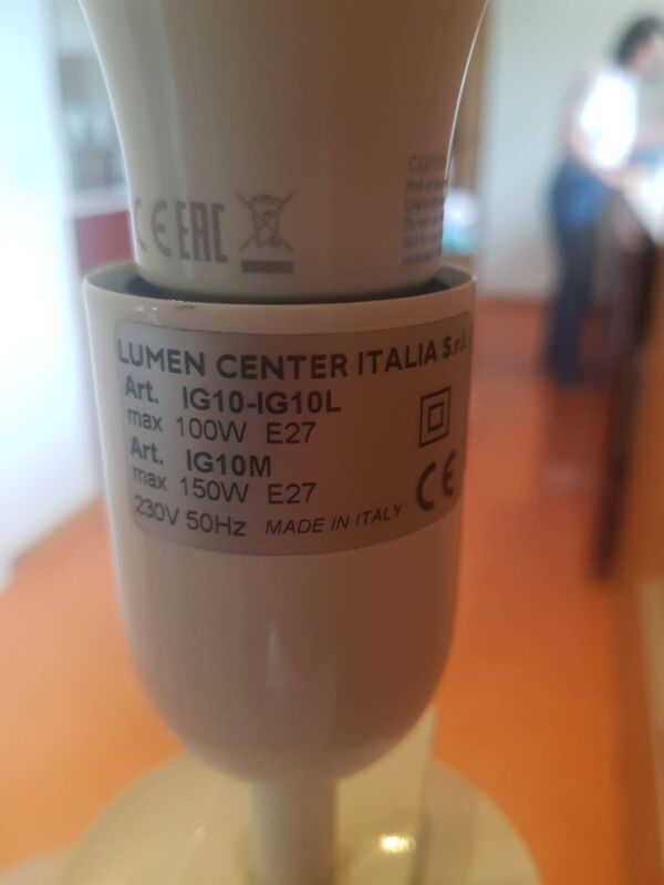 Paire de lampes Iceglobe Floor Lumen Center Italia