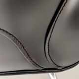 Black Leather Incisa Office Chair by Vico Magistretti for De Padova, 1992