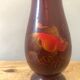 Vase en bois laqué ,Vietnam ,XXeme .