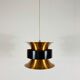 Danish copper hanging lamp, 1960s
