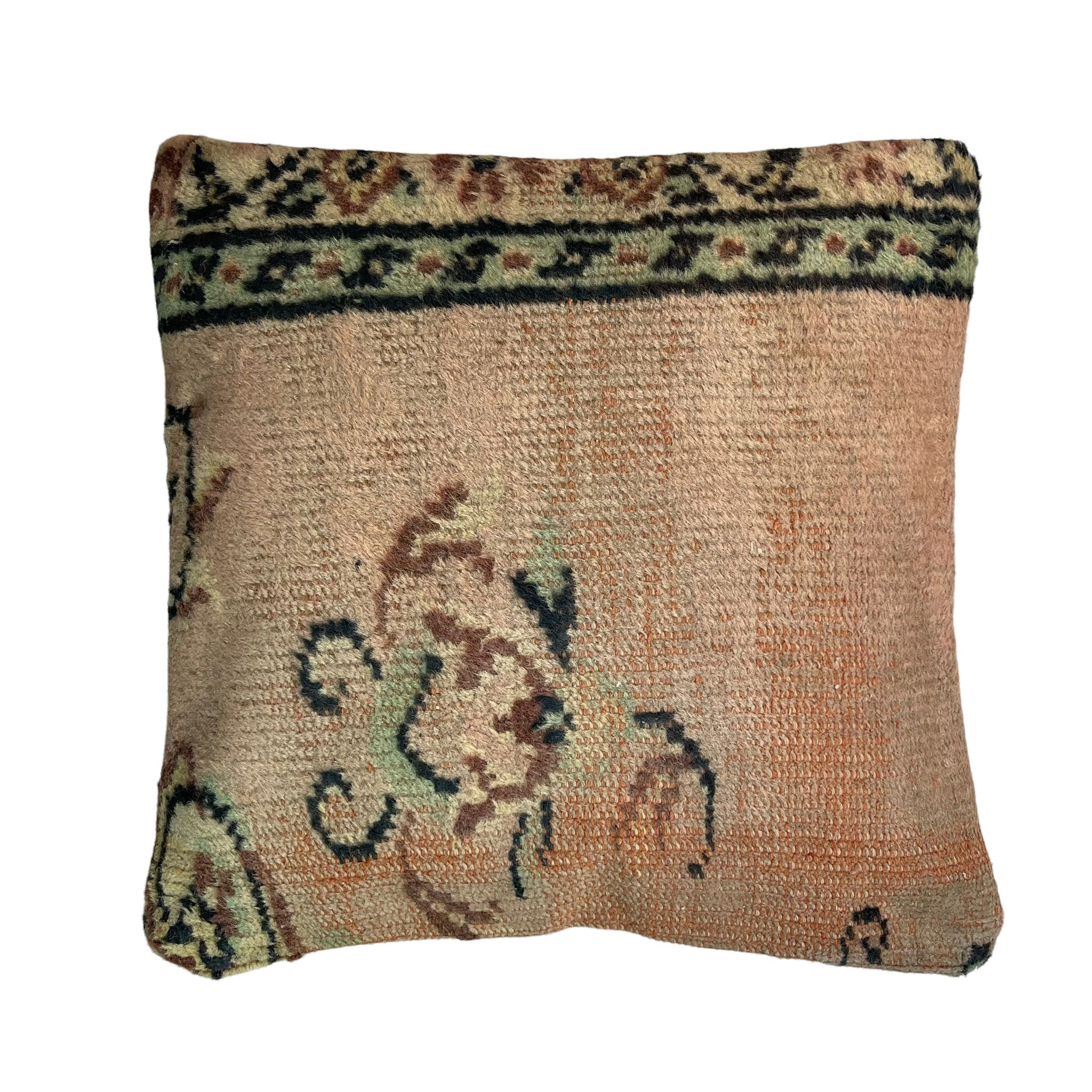Housse de coussin de tapis turc vintage 45 x 45 cm