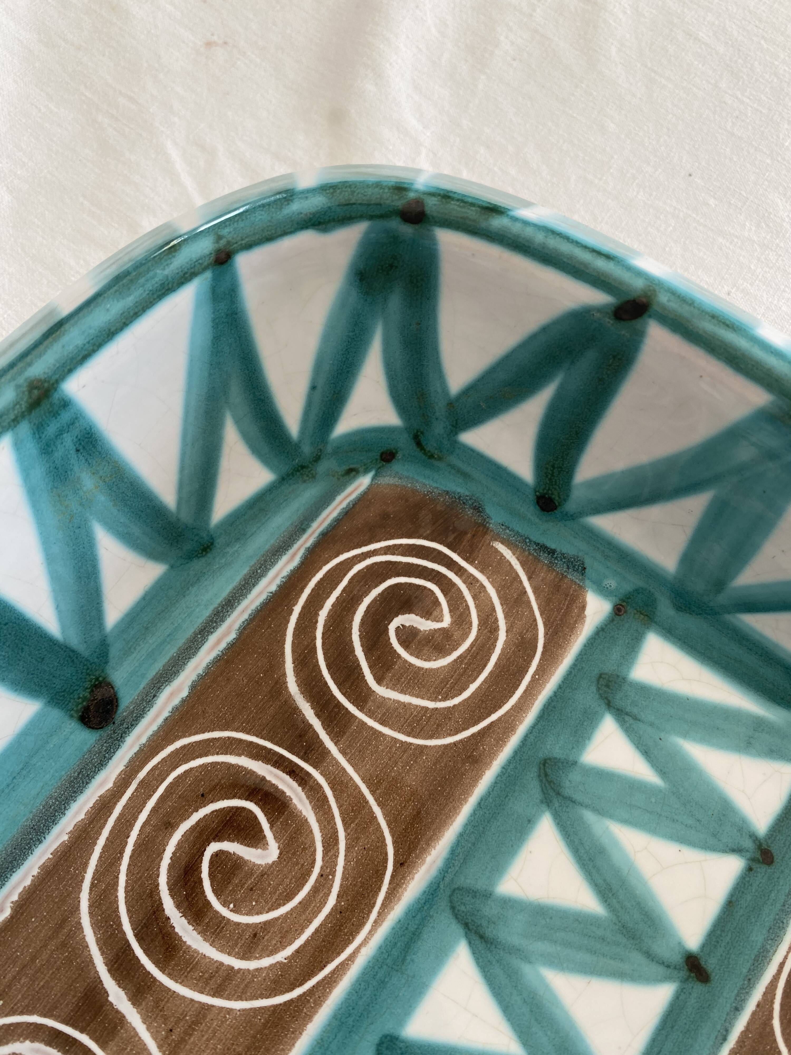 Large dish by Robert Picault