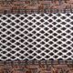 Tapis vintage indien Seraband fait main en laine – 56 x 89 cm – Années 1970