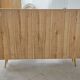 Buffet Vaisselier en bois blond Libena , ex Tchécoslovaquie 1970