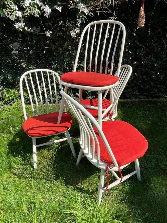 Chaise Akerblom Suède bar vintage