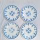 Blue Rivanel flat plates from the 1950s.