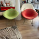 Fauteuil Diamond Harry Bertoïa édition Knoll contemporaine