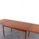 Table à manger extensible en teck danois des années 1960.