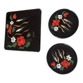 Vintage Table Set Enamels of Longwy – L. Valenti (Original Box)