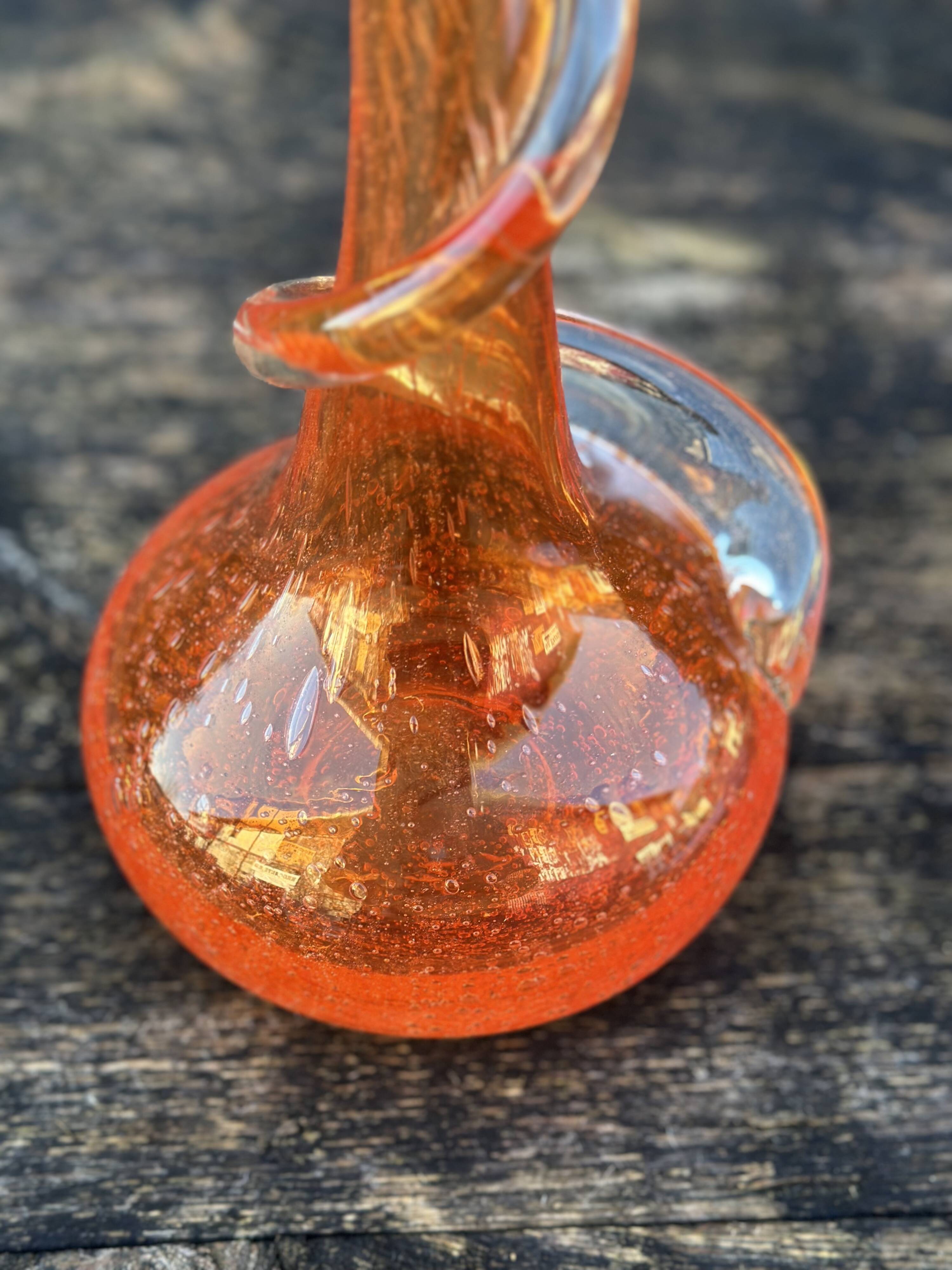Riom marsh soliflore vase orange
