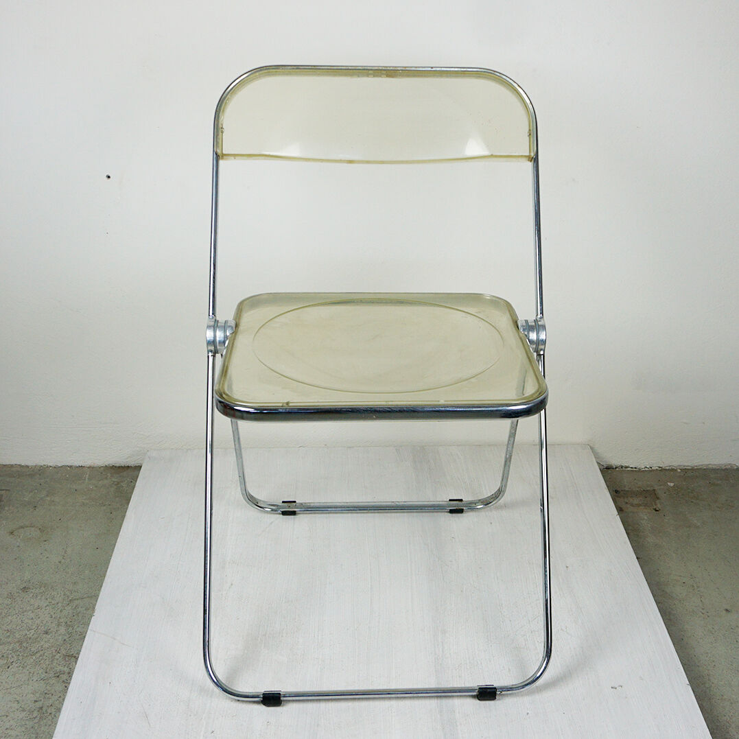 Folding chair "Plia Lucite" by G. Piretti for Castelli Italy
