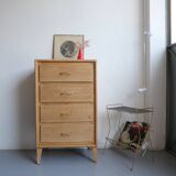 Vintage oak chest of drawers renovated