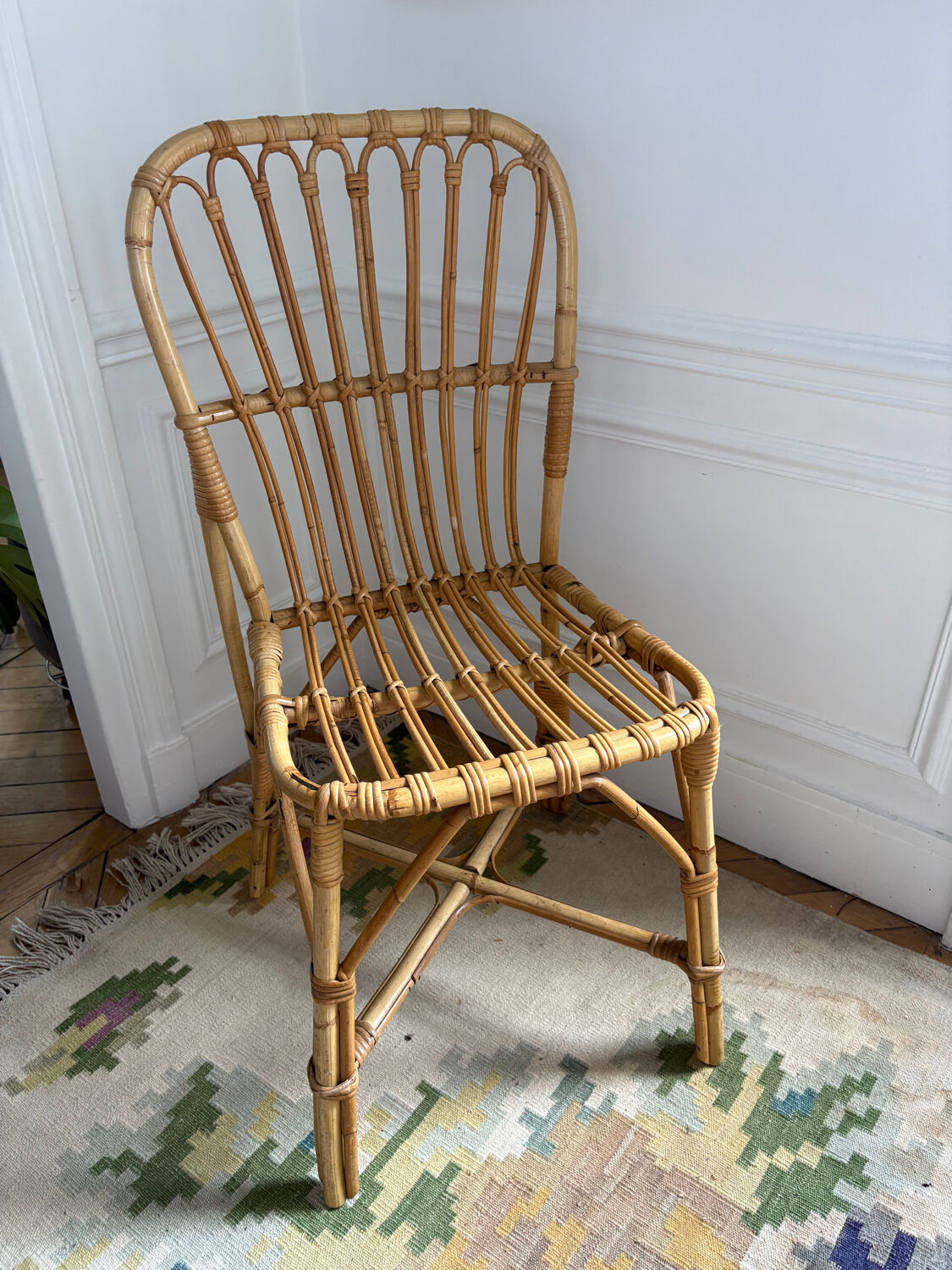 Rattan and bamboo chair from the 50s/60s.
