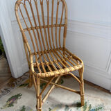 Rattan and bamboo chair from the 50s/60s.