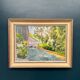 Original Swedish Oil on Canvas – "Cascade" – Signed – Vintage and Framed – 53 × 68.5 cm (20.9" × 27")