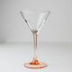 14-piece Pink Verre-et-Cristal Luminarc Martini Glass Set, 1980s Memphis Style Glassware, France Gift Idea
