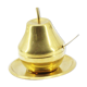 Old golden pear sugar bowl
