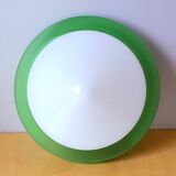 Glass and opaline wall light, 1970.