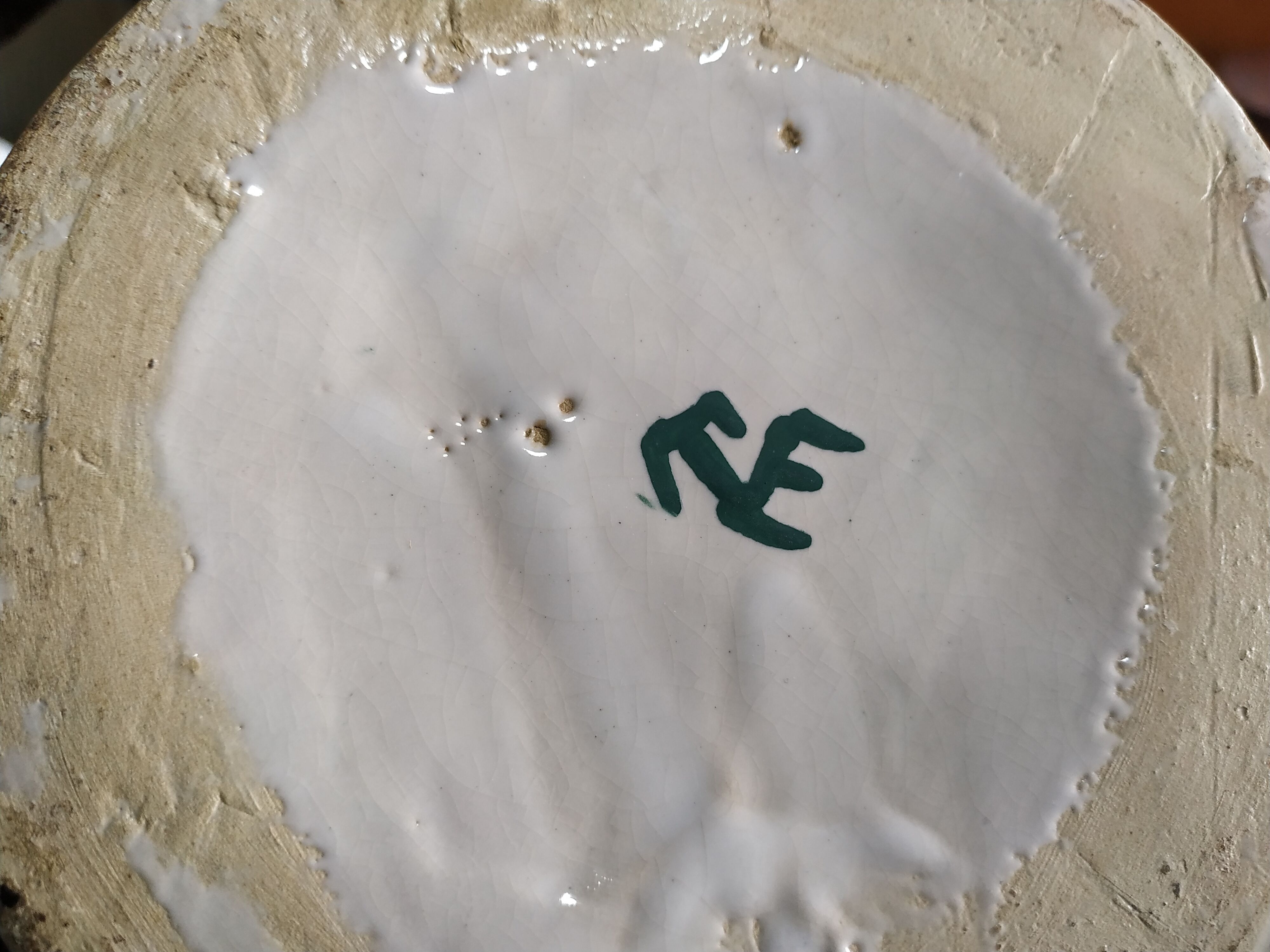 Pair of large vase earthenware Malicorne Tessier