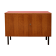 1960s sideboard in teak and formica red