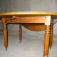 Round table with drop leaves