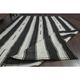 Black Beige Kilim Handmade Wool Antique Area Rug 186x291