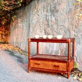 Table d'appoint en rotin