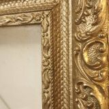 Glazed golden frame