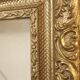 Glazed golden frame
