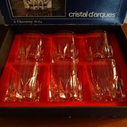6 glasses of crystal whisky of Arques - Model Cheverny - 30 cl in box