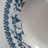 Assiette terre de fer H.B et Cie