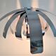 Suspension Fleur de Lumière stainless steel design Jocelyne Trocmé