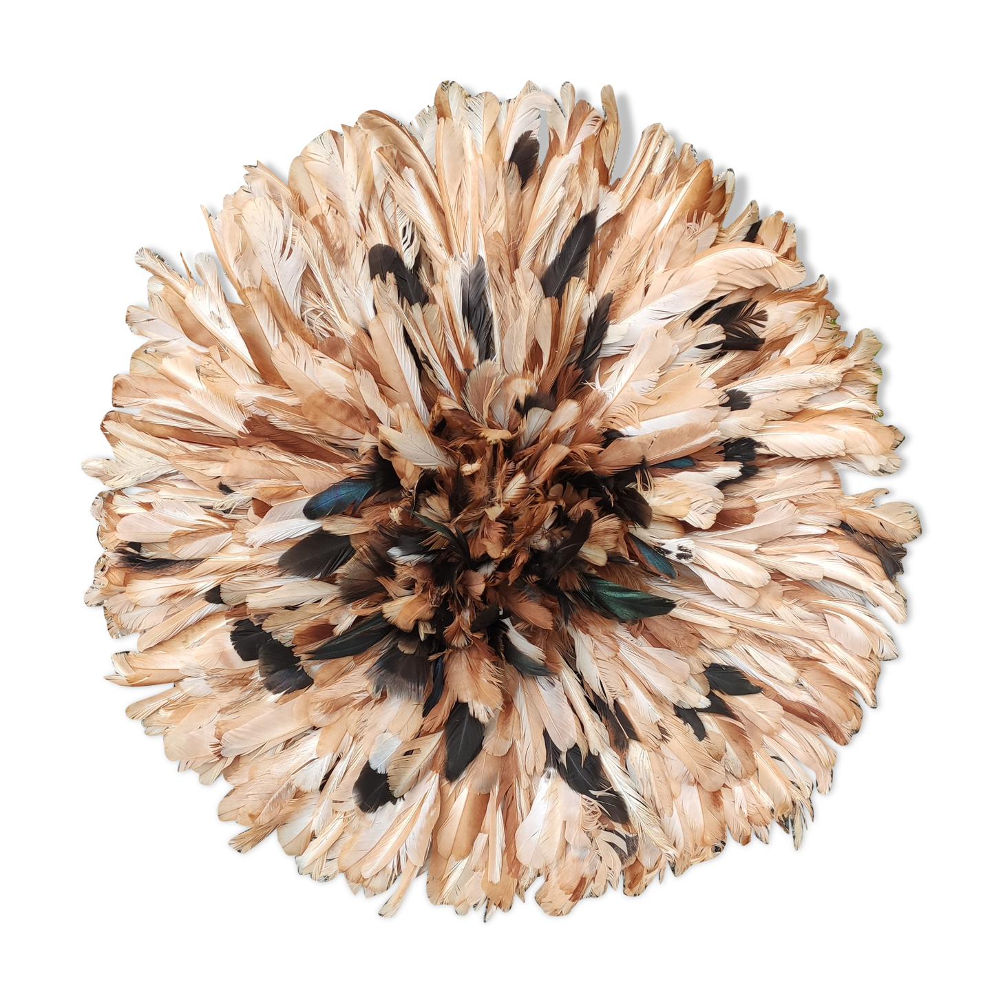 Juju hat natural beige speckled brown 50cm