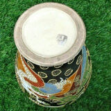 Vase de forme balustre porcelaine   « Satsuma »  Filets Or...