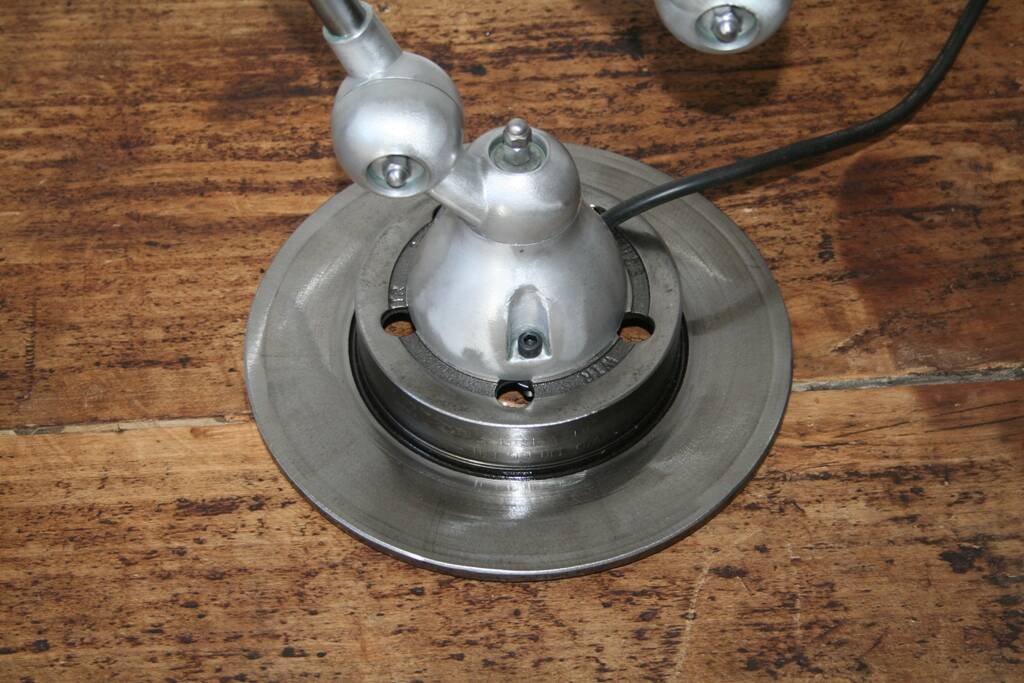 Lampe Jielde industriel Jean Louis Domecq 2 bras vernis brillant