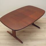 Mahogany table, Danish design, 90s, manufacturer: Skovby